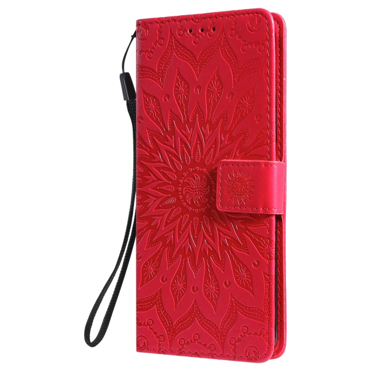 For Xiaomi Mi 10T Lite 5G Sun Embossing Pattern Horizontal Flip Leather Case with Card Slot & Holder & Wallet & Lanyard