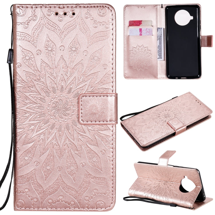 For Xiaomi Mi 10T Lite 5G Sun Embossing Pattern Horizontal Flip Leather Case with Card Slot & Holder & Wallet & Lanyard