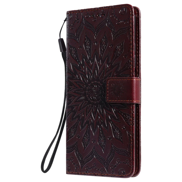 For Xiaomi Mi 10T Lite 5G Sun Embossing Pattern Horizontal Flip Leather Case with Card Slot & Holder & Wallet & Lanyard