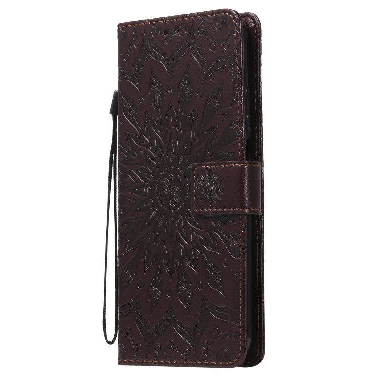 For Xiaomi Mi 10T / 10T Pro Sun Embossing Pattern Horizontal Flip Leather Case with Card Slot & Holder & Wallet & Lanyard