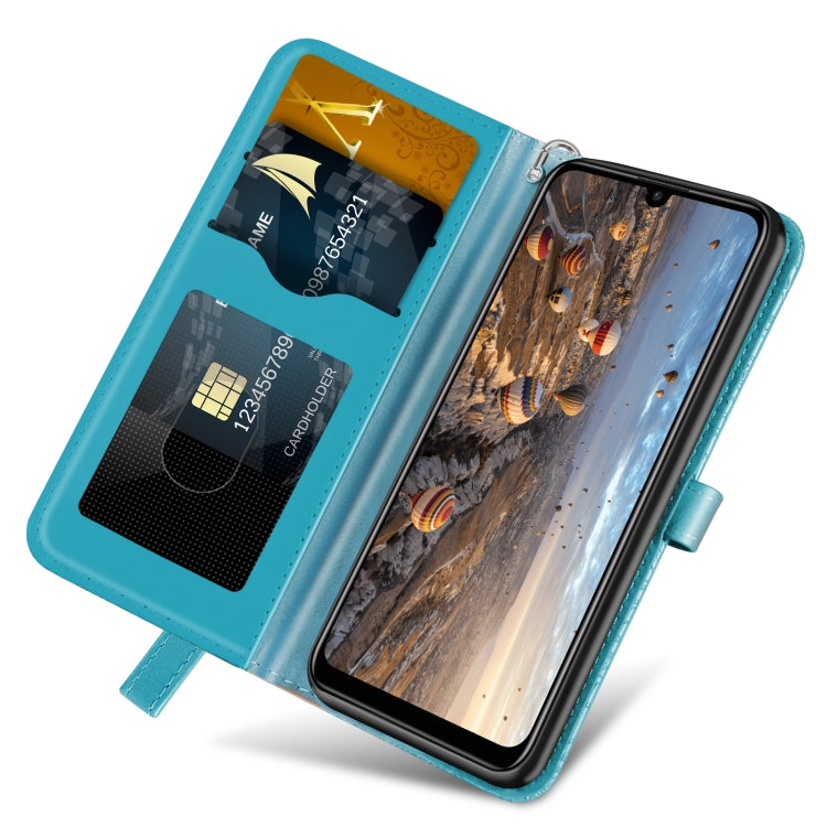For Huawei P smart 2020 Life of Tree Embossing Pattern Horizontal Flip Leather Case with Holder & Card Slot & Wallet & Photo Frame & Lanyard