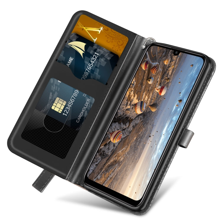 For Huawei P smart 2020 Life of Tree Embossing Pattern Horizontal Flip Leather Case with Holder & Card Slot & Wallet & Photo Frame & Lanyard