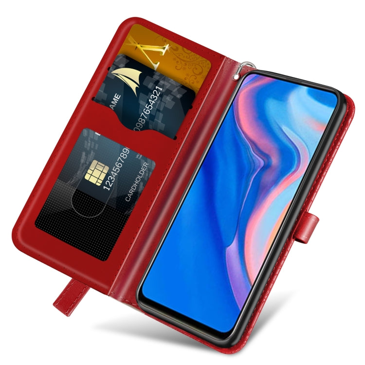 For Huawei P smart Z Life of Tree Embossing Pattern Horizontal Flip Leather Case with Holder & Card Slot & Wallet & Photo Frame & Lanyard
