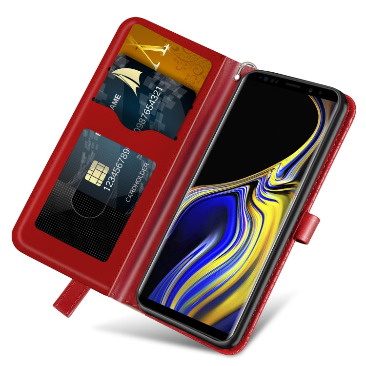For Samsung Galaxy Note9 Life of Tree Embossing Pattern Horizontal Flip Leather Case with Holder & Card Slot & Wallet & Photo Frame & Lanyard