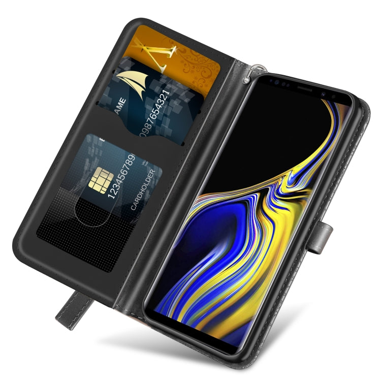 For Samsung Galaxy Note9 Life of Tree Embossing Pattern Horizontal Flip Leather Case with Holder & Card Slot & Wallet & Photo Frame & Lanyard