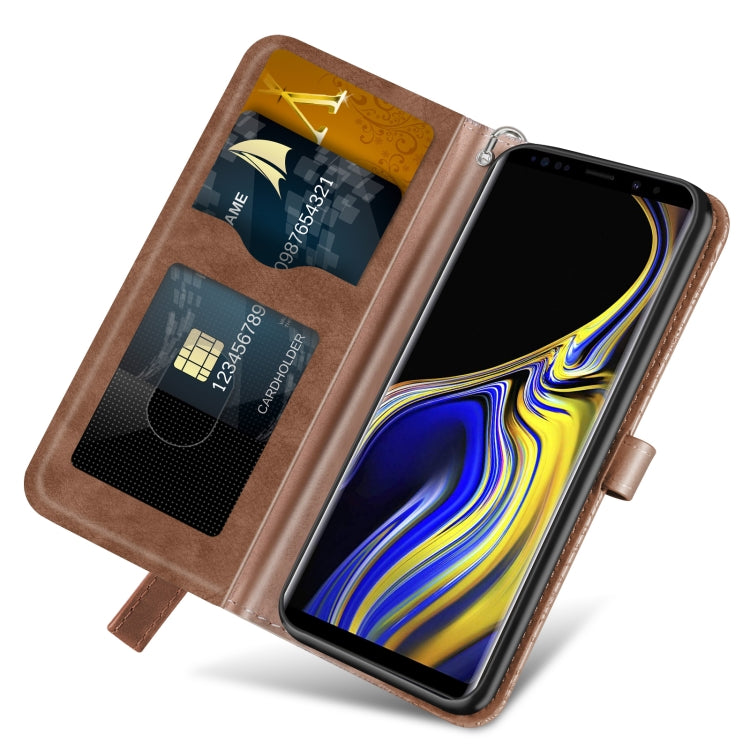For Samsung Galaxy Note9 Life of Tree Embossing Pattern Horizontal Flip Leather Case with Holder & Card Slot & Wallet & Photo Frame & Lanyard