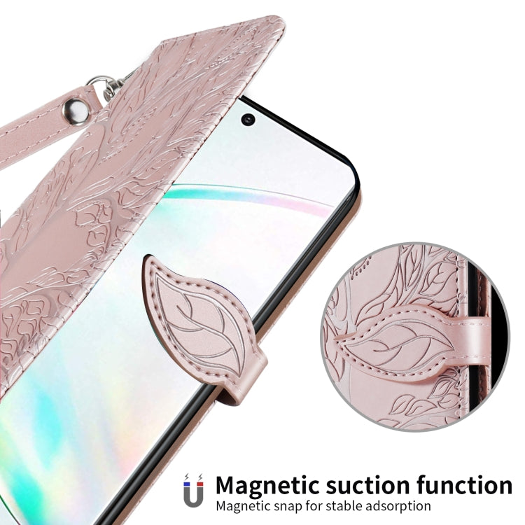 For Samsung Galaxy Note10 Life of Tree Embossing Pattern Horizontal Flip Leather Case with Holder & Card Slot & Wallet & Photo Frame & Lanyard