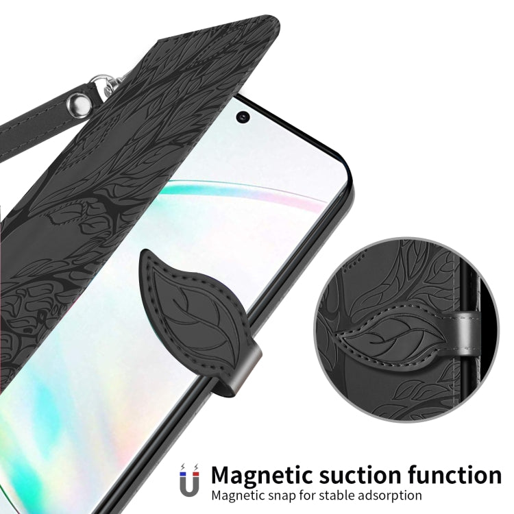 For Samsung Galaxy Note10 Life of Tree Embossing Pattern Horizontal Flip Leather Case with Holder & Card Slot & Wallet & Photo Frame & Lanyard
