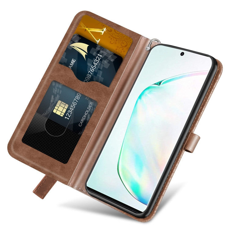 For Samsung Galaxy Note10 Life of Tree Embossing Pattern Horizontal Flip Leather Case with Holder & Card Slot & Wallet & Photo Frame & Lanyard