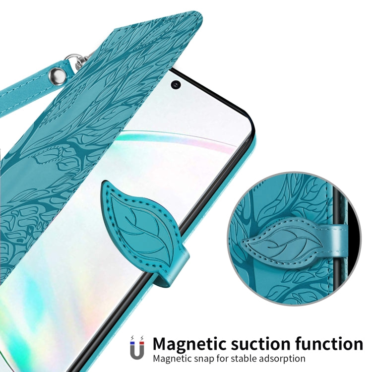 For Samsung Galaxy Note20 Life of Tree Embossing Pattern Horizontal Flip Leather Case with Holder & Card Slot & Wallet & Photo Frame & Lanyard