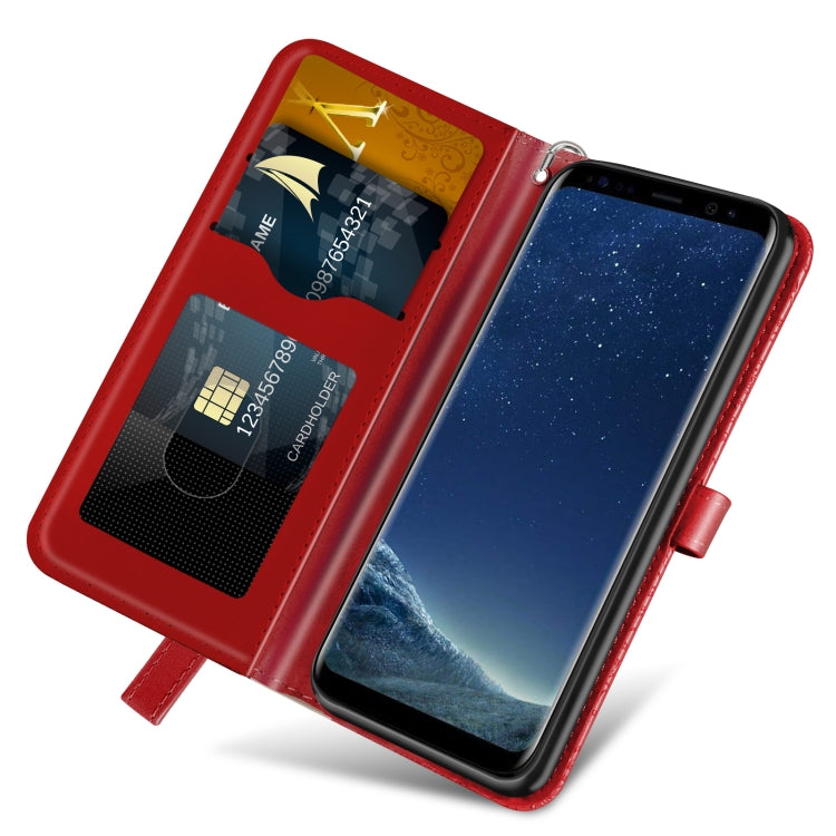 For Samsung Galaxy S8+ Life of Tree Embossing Pattern Horizontal Flip Leather Case with Holder & Card Slot & Wallet & Photo Frame & Lanyard
