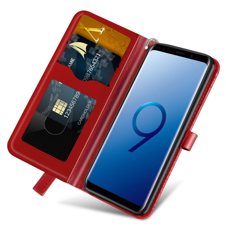 For Samsung Galaxy S9+ Life of Tree Embossing Pattern Horizontal Flip Leather Case with Holder & Card Slot & Wallet & Photo Frame & Lanyard