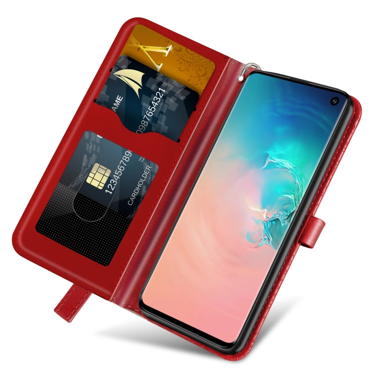 For Samsung Galaxy S10+ Life of Tree Embossing Pattern Horizontal Flip Leather Case with Holder & Card Slot & Wallet & Photo Frame & Lanyard