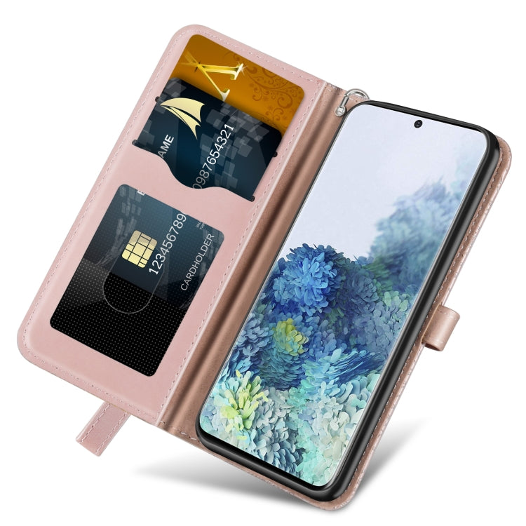 For Samsung Galaxy S20 Life of Tree Embossing Pattern Horizontal Flip Leather Case with Holder & Card Slot & Wallet & Photo Frame & Lanyard