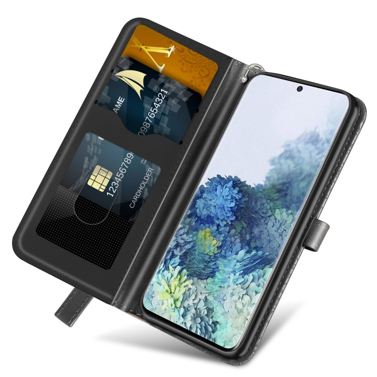 For Samsung Galaxy S20+ Life of Tree Embossing Pattern Horizontal Flip Leather Case with Holder & Card Slot & Wallet & Photo Frame & Lanyard