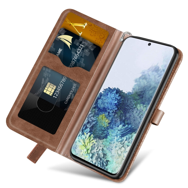 For Samsung Galaxy S20 FE Life of Tree Embossing Pattern Horizontal Flip Leather Case with Holder & Card Slot & Wallet & Photo Frame & Lanyard