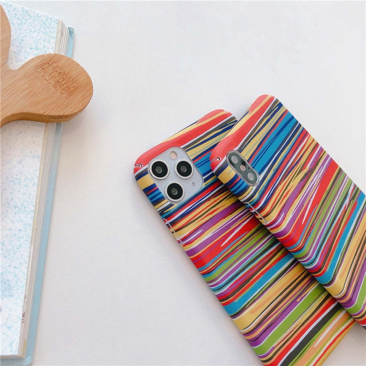 For iPhone 12 mini Water Stick Style Hard Protective Cas