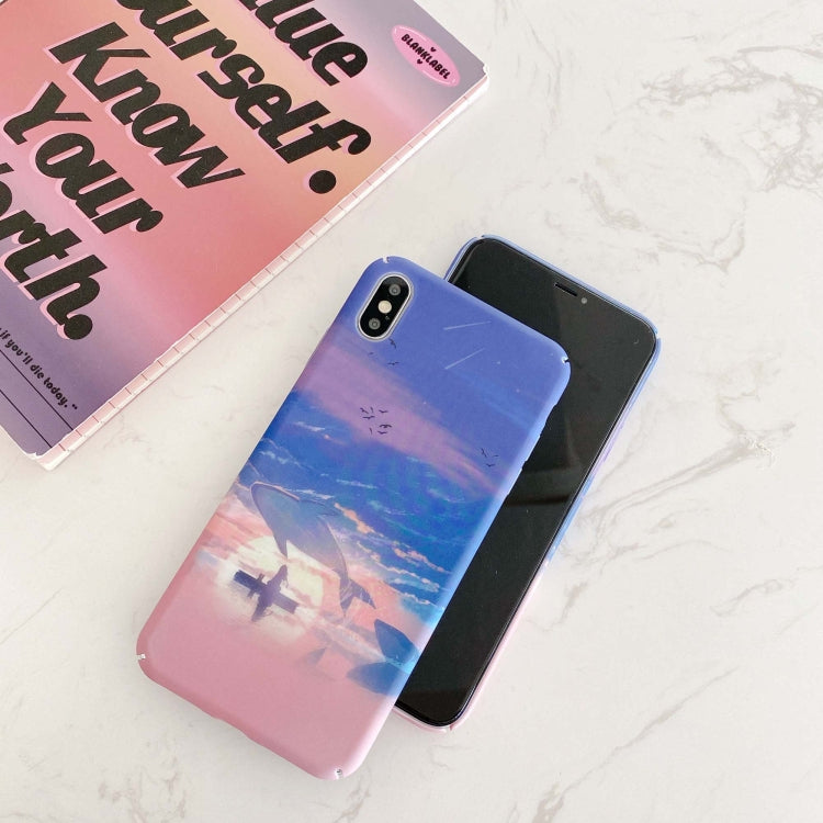 For iPhone 12 / 12 Pro Water Stick Style Hard Protective Cas