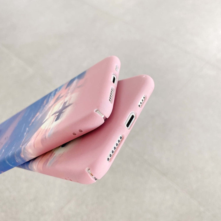 For iPhone 12 / 12 Pro Water Stick Style Hard Protective Cas