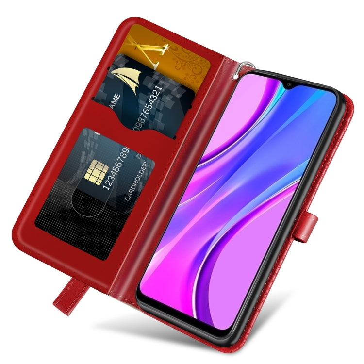 For Xiaomi Redmi 9 Life of Tree Embossing Pattern Horizontal Flip Leather Case with Holder & Card Slot & Wallet & Photo Frame & Lanyard