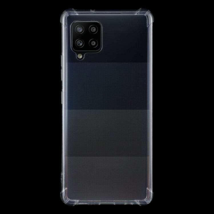 For Samsung Galaxy A42 5G Four-Corner Shockproof Ultra-thin TPU Case(Transparent)