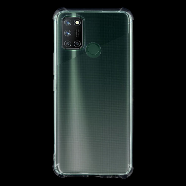 For OPPO Realme 7i Four-Corner Shockproof Ultra-thin TPU Case(Transparent)