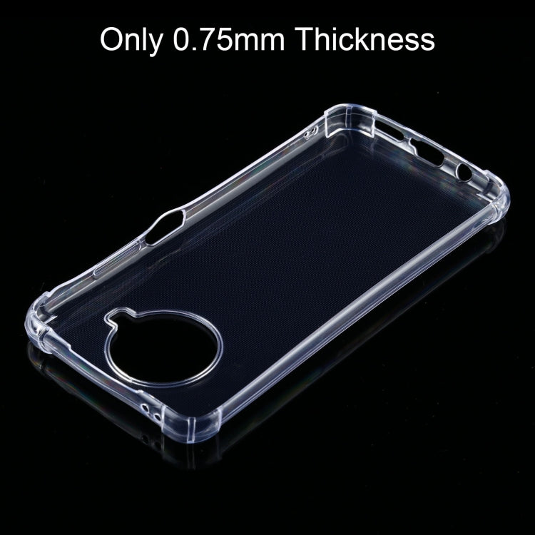 For Xiaomi Redmi Note 9 Pro 5G Four-Corner Shockproof Ultra-thin TPU Case(Transparent)