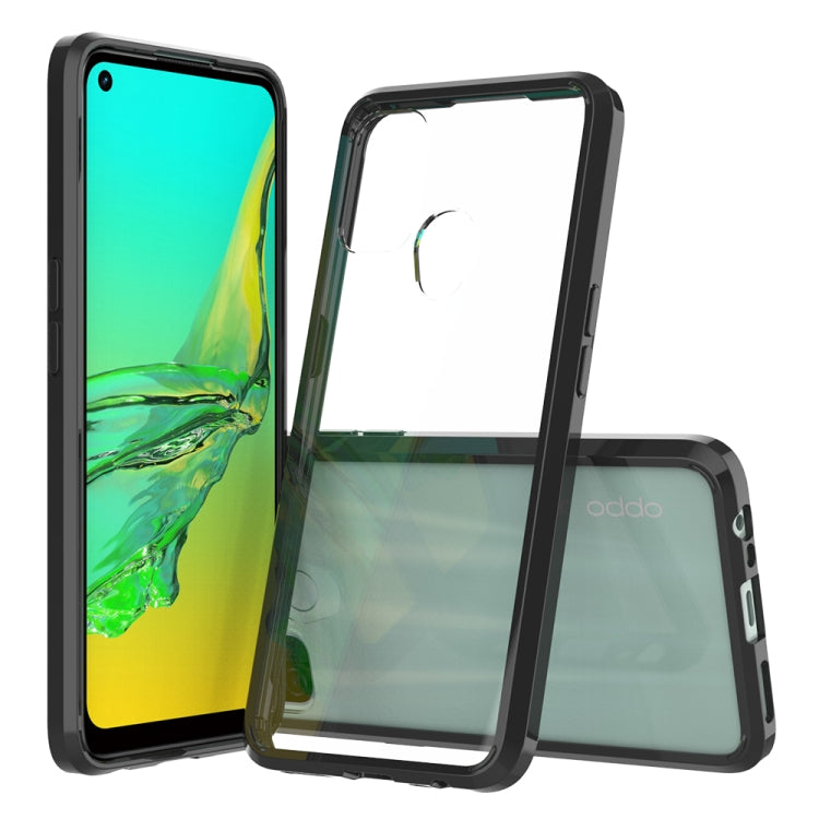 For OPPO A53 Shockproof Scratchproof TPU + Acrylic Protective Case