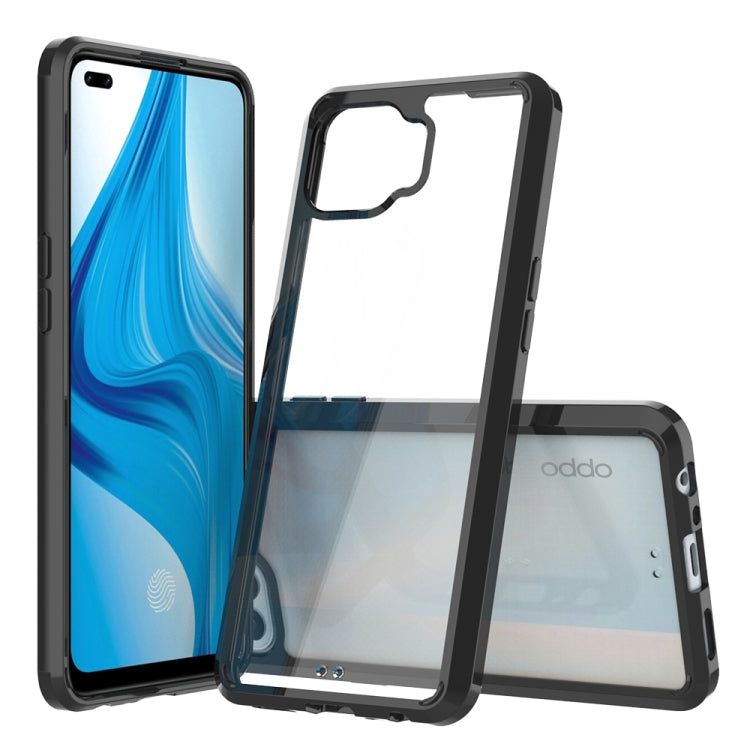 For OPPO A93 Shockproof Scratchproof TPU + Acrylic Protective Case
