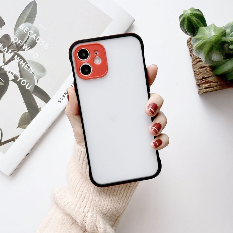 For iPhone 12 mini Phantom Contrast Color Four Corners Shockproof Protective Case