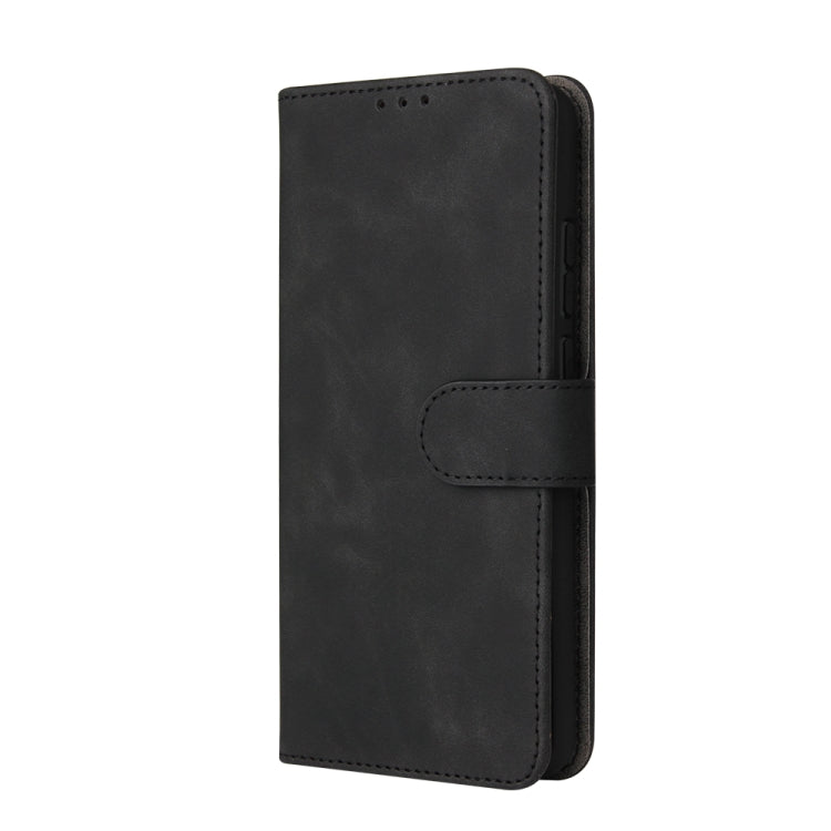 For Samsung Galaxy A02s Solid Color Skin Feel Magnetic Buckle Horizontal Flip Calf Texture PU Leather Case with Holder & Card Slots & Wallet