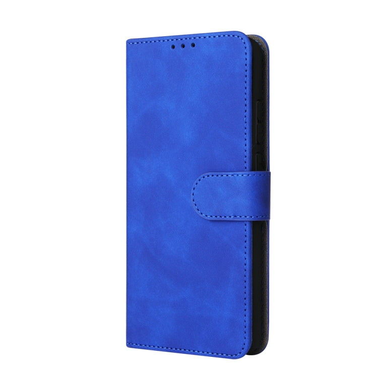 For Samsung Galaxy A02s Solid Color Skin Feel Magnetic Buckle Horizontal Flip Calf Texture PU Leather Case with Holder & Card Slots & Wallet
