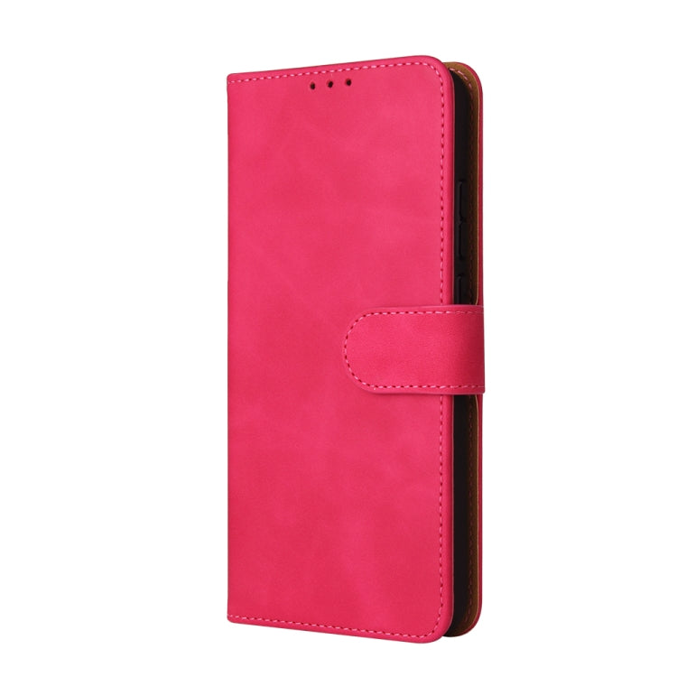 For Samsung Galaxy A02s Solid Color Skin Feel Magnetic Buckle Horizontal Flip Calf Texture PU Leather Case with Holder & Card Slots & Wallet