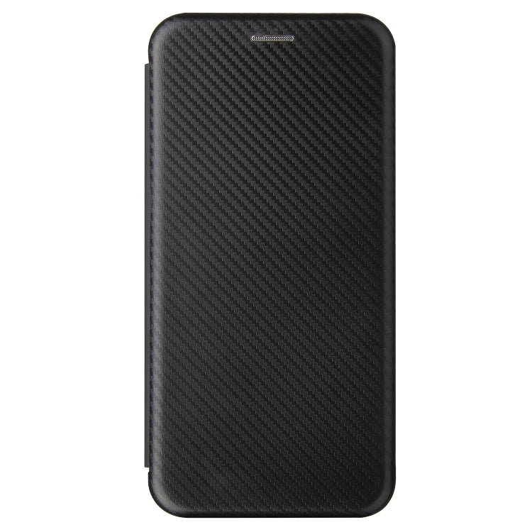 For Motorola Moto E7 Carbon Fiber Texture Horizontal Flip TPU + PC + PU Leather Case with Card Slot