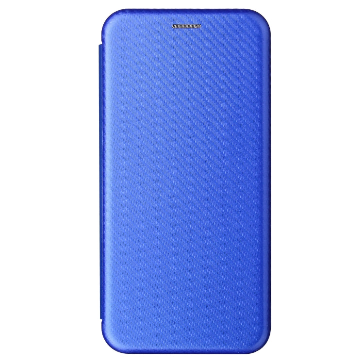 For Motorola Moto E7 Carbon Fiber Texture Horizontal Flip TPU + PC + PU Leather Case with Card Slot