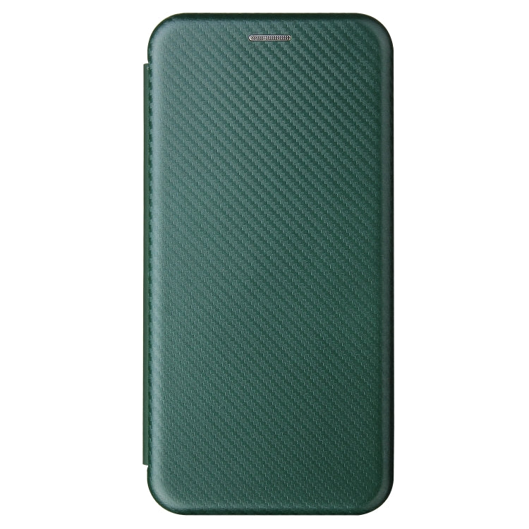 For Motorola Moto E7 Carbon Fiber Texture Horizontal Flip TPU + PC + PU Leather Case with Card Slot