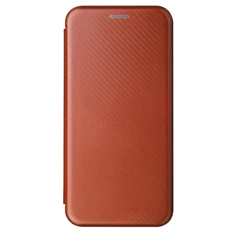 For Motorola Moto E7 Carbon Fiber Texture Horizontal Flip TPU + PC + PU Leather Case with Card Slot
