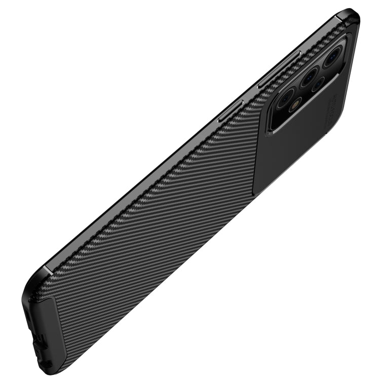 For Samsung Galaxy A52 5G / 4G Carbon Fiber Texture Shockproof TPU Case