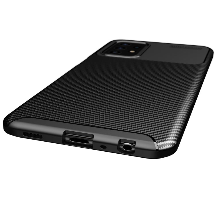 For Samsung Galaxy A52 5G / 4G Carbon Fiber Texture Shockproof TPU Case