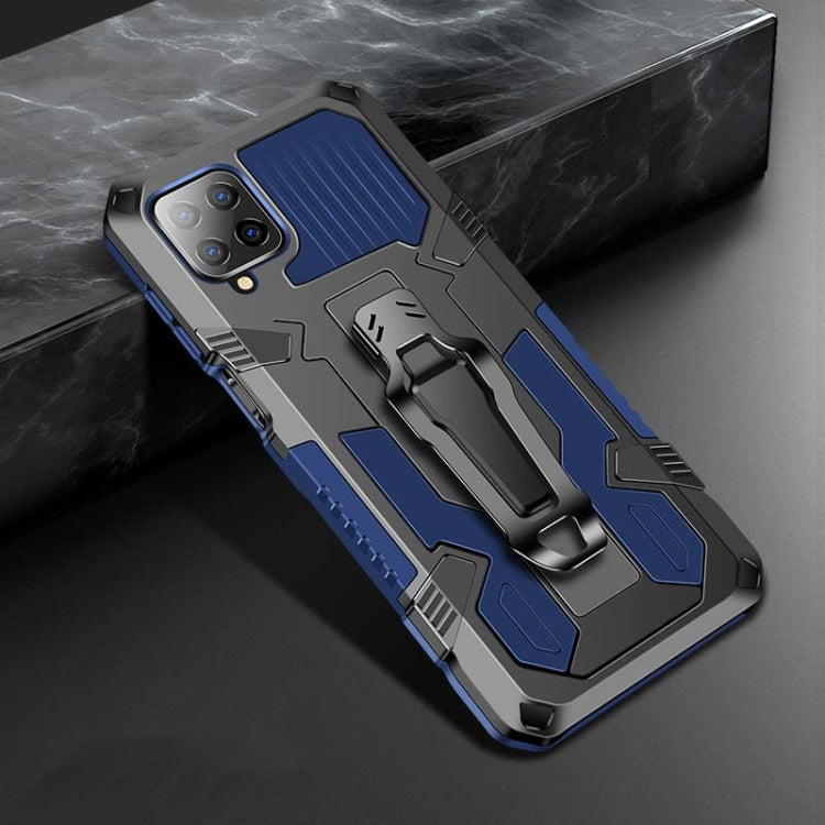 For Samsung Galaxy A12 Armor Warrior Shockproof PC + TPU Protective Case