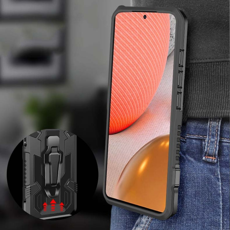 For Samsung Galaxy A52 5G Armor Warrior Shockproof PC + TPU Protective Case