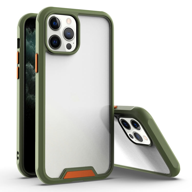 For iPhone 12 Pro Max Bright Shield PC + TPU Protective Case
