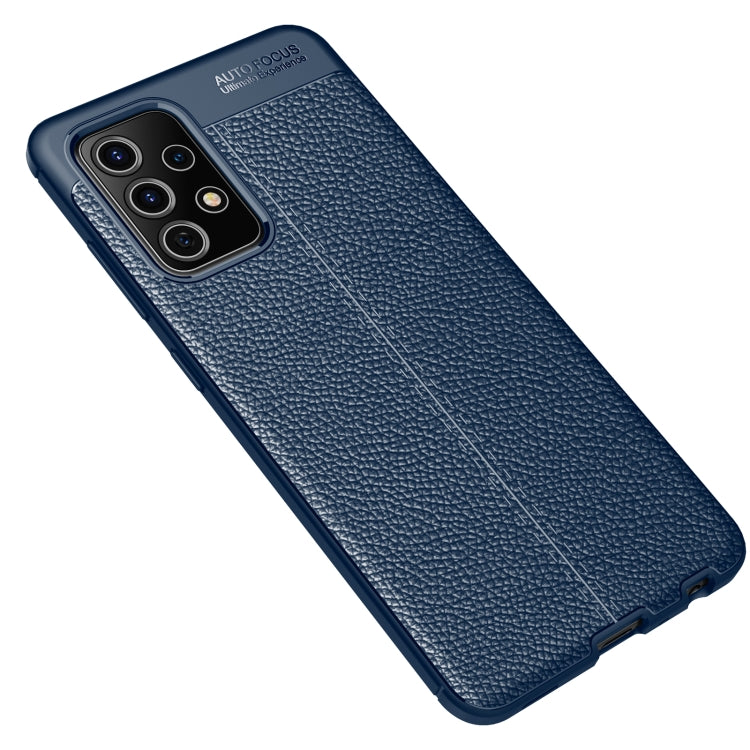 For Samsung Galaxy A72 5G / 4G Litchi Texture TPU Shockproof Case