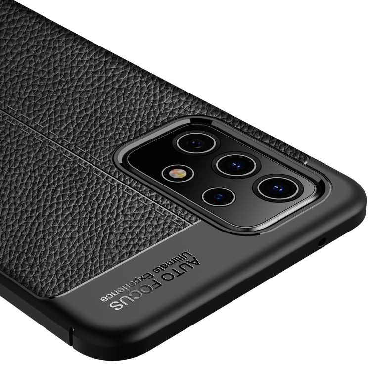 For Samsung Galaxy A72 5G / 4G Litchi Texture TPU Shockproof Case