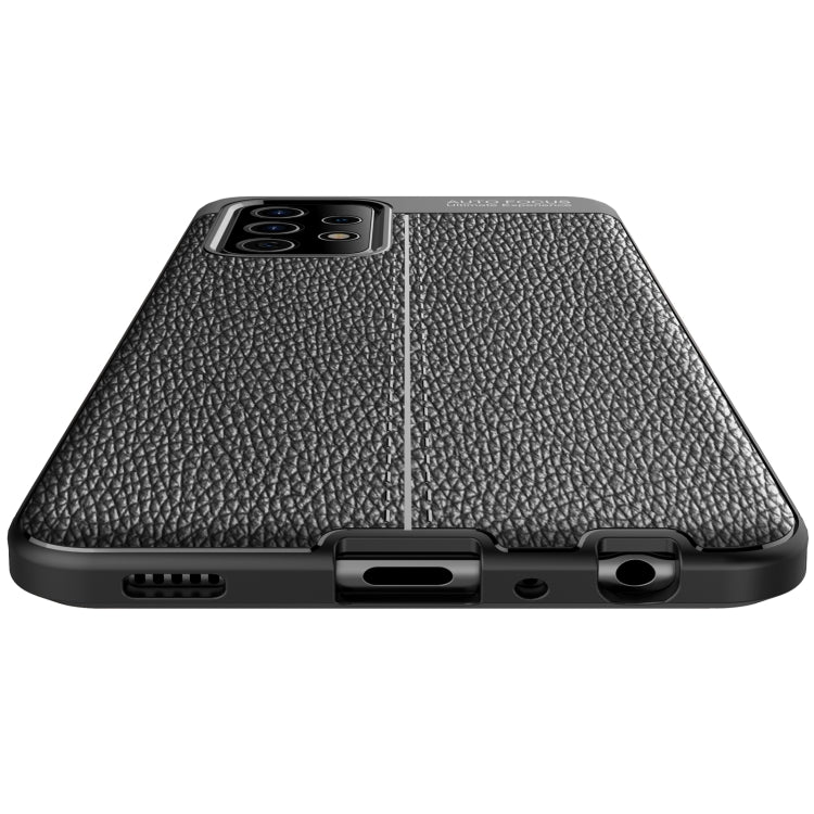 For Samsung Galaxy A72 5G / 4G Litchi Texture TPU Shockproof Case