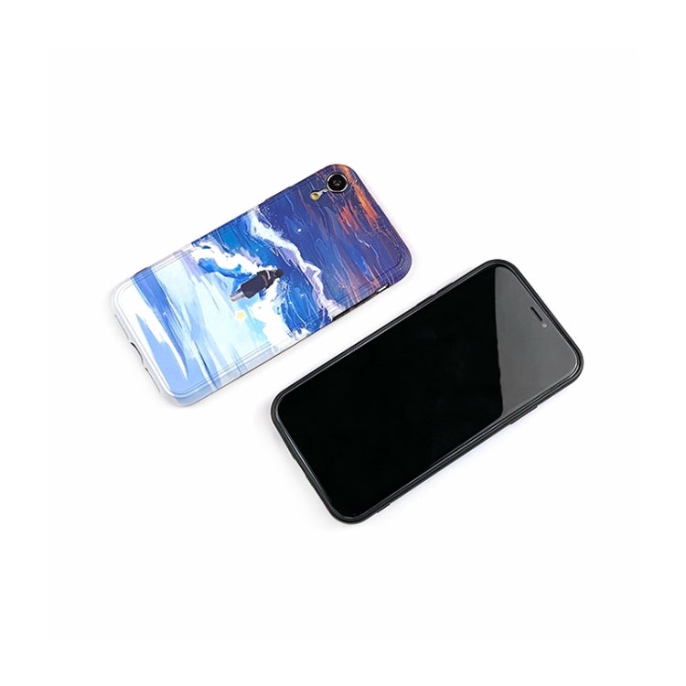 For iPhone 11 Ink Painting Full Coverage Shockproof TPU Protective Case