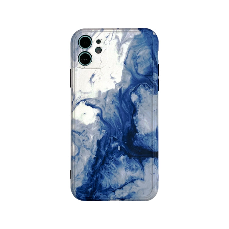 For iPhone 12 mini Ink Painting Full Coverage Shockproof TPU Protective Case