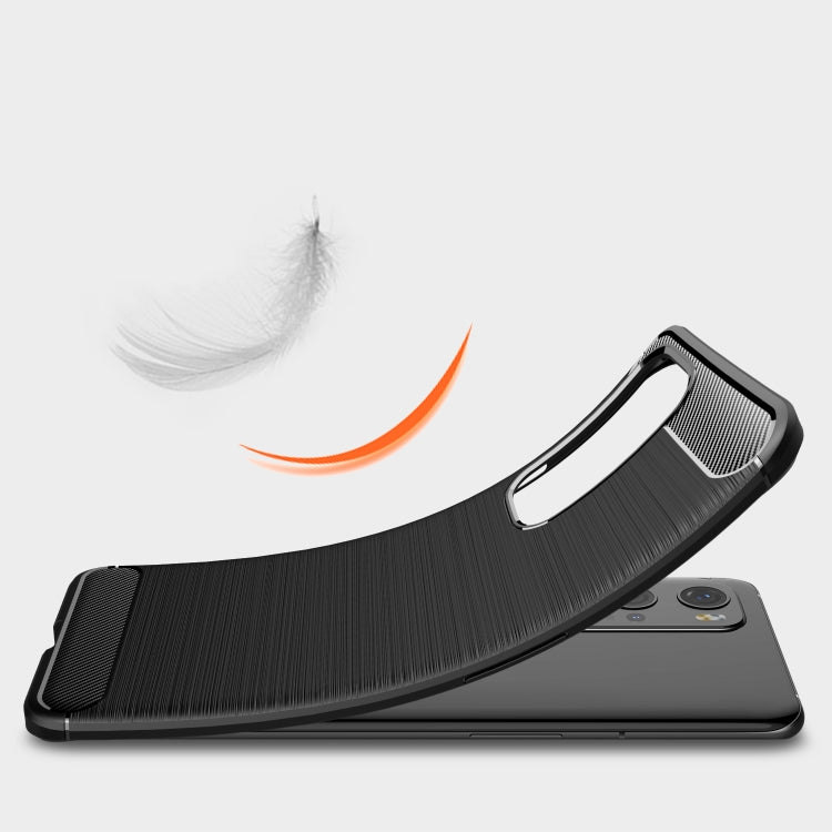 For OnePlus 9 Pro Brushed Texture Carbon Fiber TPU Case