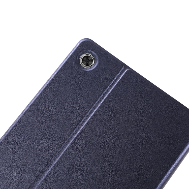For Lenovo M10 Plus Voltage Craft Texture TPU Horizontal Flip Protective Case with Holder