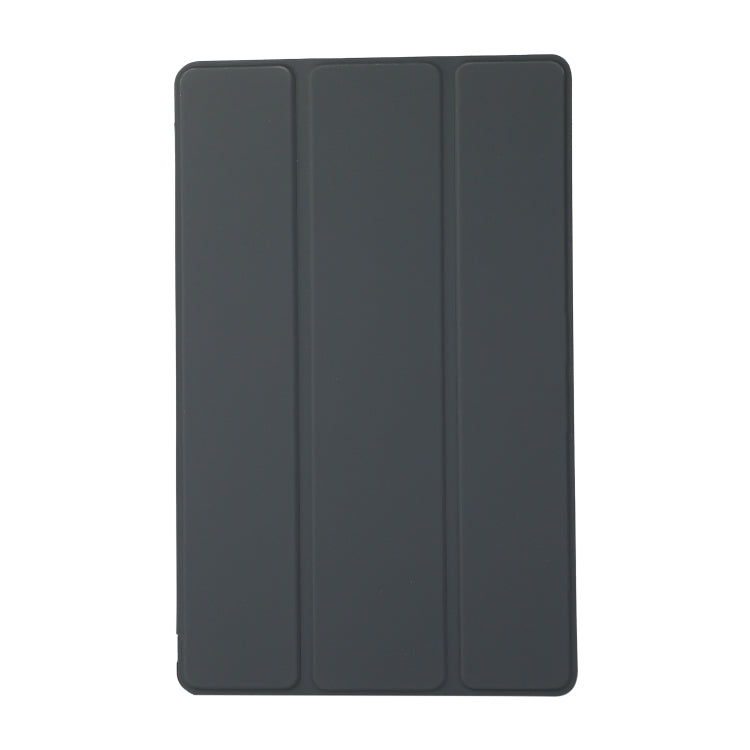 For Lenovo Tab M10 HD (X306) 3-folding Skin Texture Horizontal Flip TPU + PU Leather Case with Holder
